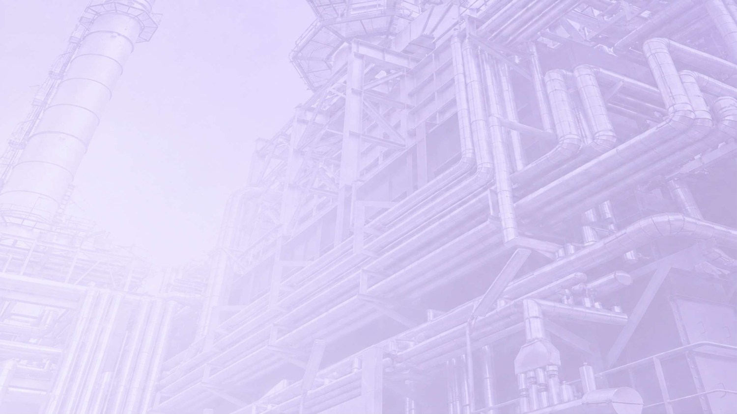 Impianto industriale: lo sfondo della presentazione tecnica di Master Constructions